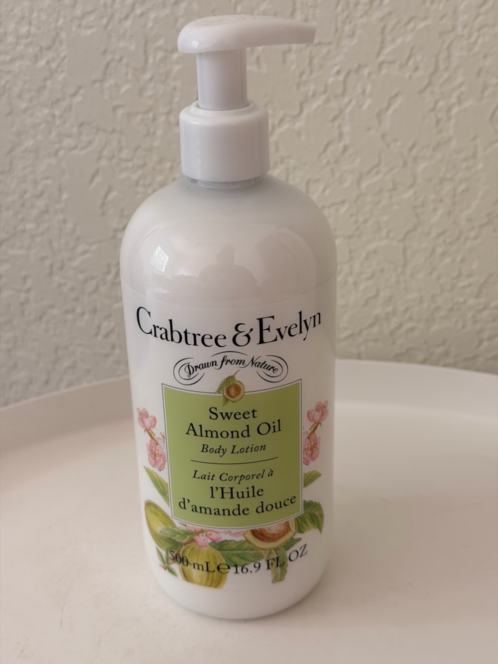 Crabtree & Evelyn Sweet Almond Oil Body Lotion 500ml Jumbo Size New